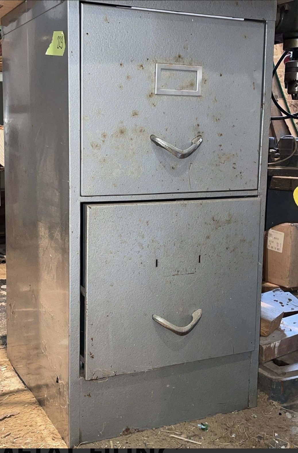 2 Door Metal Filing Cabinet