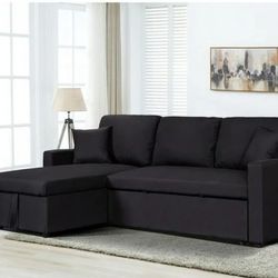 Sofa Chaise With Pull Out Bed  87x57