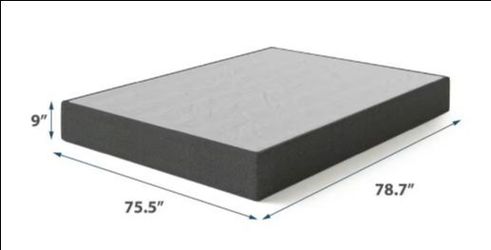 Somier de Metal King 9" – ¡Nuevo en Caja, Listo para Armar!