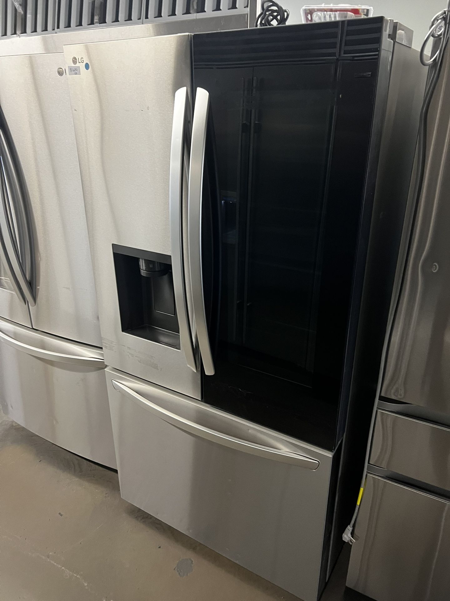 New Open Box Lg French Style Insta View Counter Depth Refrigerator