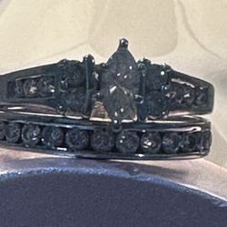 Bridal set with Anniversary band