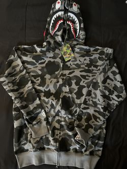 Black Bape Hoodie Full Zip