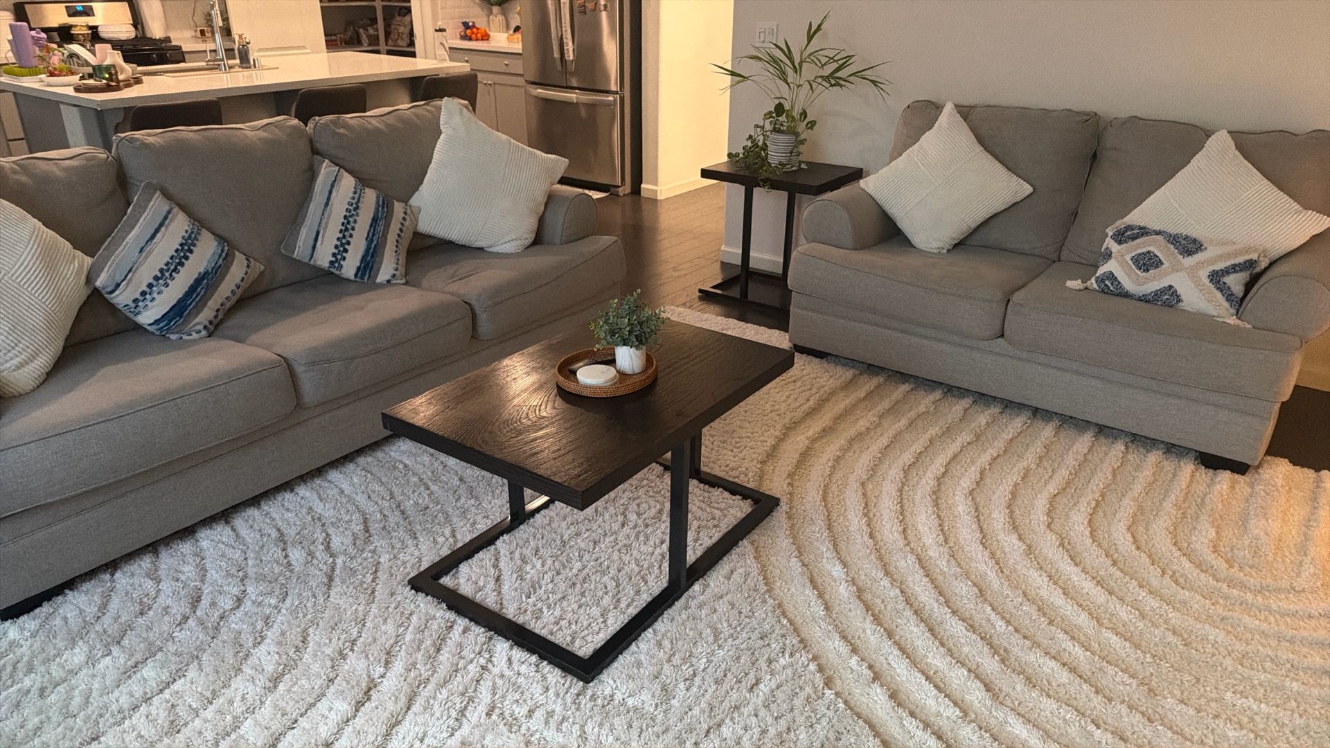 Sofa Set With Coffee Table And 2 Side Tables 