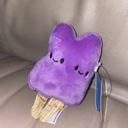 Popsicle GiggleScape Keychain Plush Backpack Bag Charm NWT Clip On Cute Food Fun