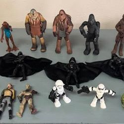 Star Wars Figure Lot Darth Vader Wookies Kanan Stormtroopers Hammerhead $25 for All 