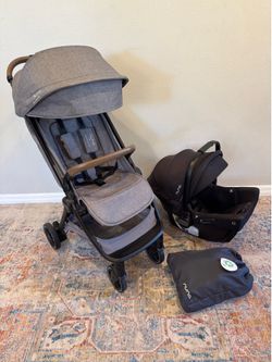 Nuna TRVL Stroller + Pipa URBN Car Seat