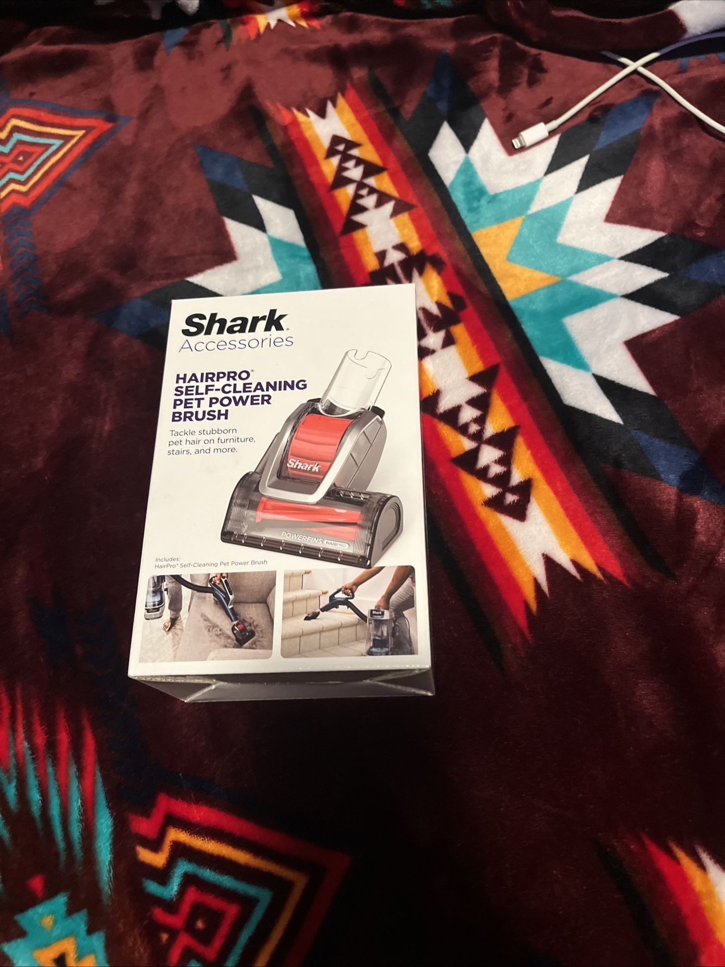 Shark Accessories HAIRPRO SELF-CLEANING PET POWER BRUSH Attachment Tool **NEW**