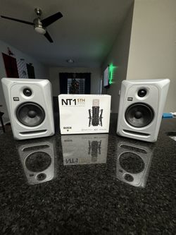 Rhode NTA , KRK Speakers