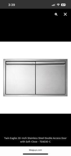 Twin Eagles 30-Inch Stainless Steel Double Access Door
