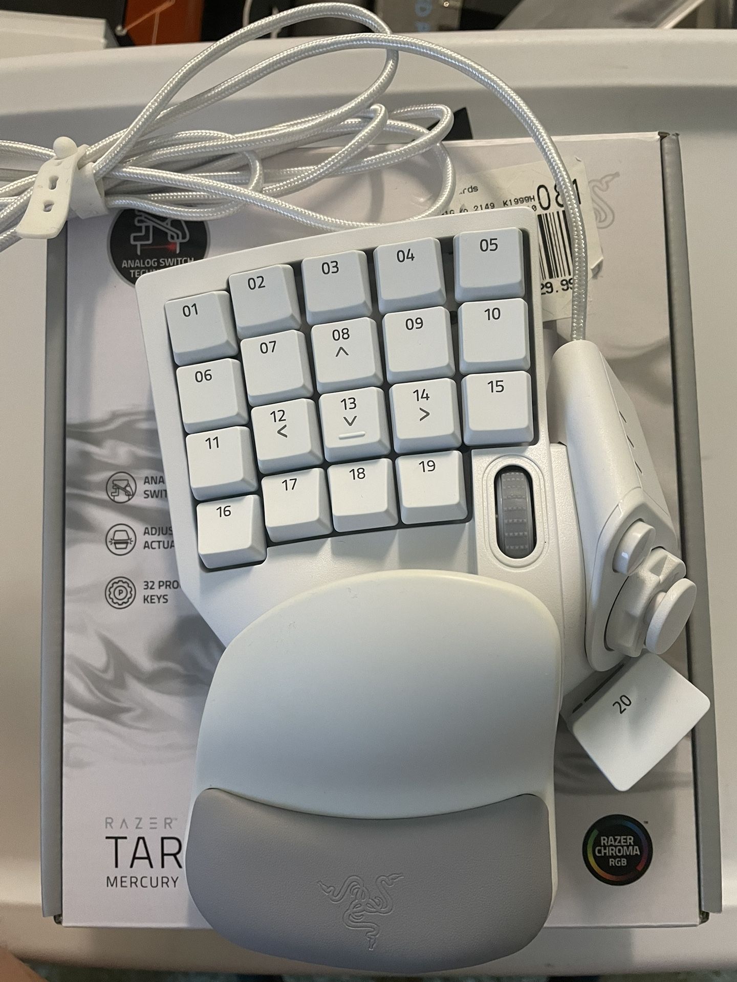 Razer Tartarus Pro (Mercury)