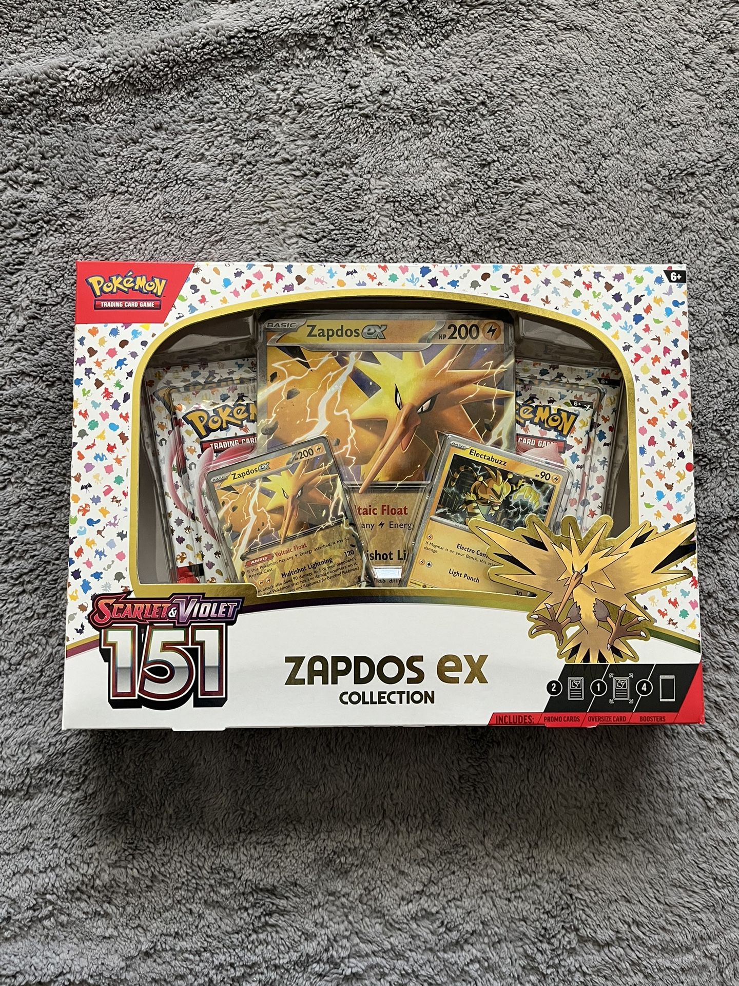 Pokemon 151 Zapdos Ex Collection