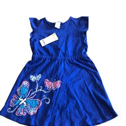 NWT 3T Gymboree Blue Butterfly A-line Dress