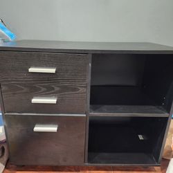 Modern Black Storage Cabinet / Organizer – Great Condition!