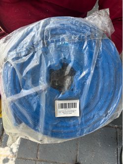 100FT Pool Backwash Hose, Heavy-Duty Pool Hose, Lay Flat Discharge Hose