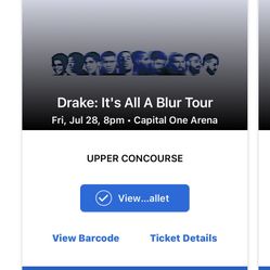 DRAKE JULY 28TH DC