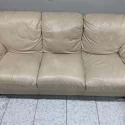Two Leather Couches