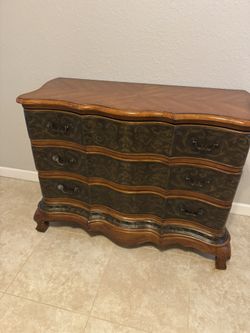 Solid Wood Brown Chest