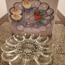 BLANC EGG SERVING PLATE