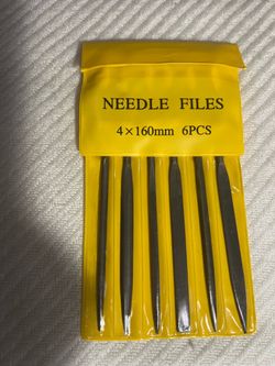 Brandnew 6-pieces  needle file set  -4x160 mm