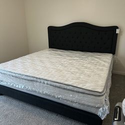 Cama king de venta y colchon