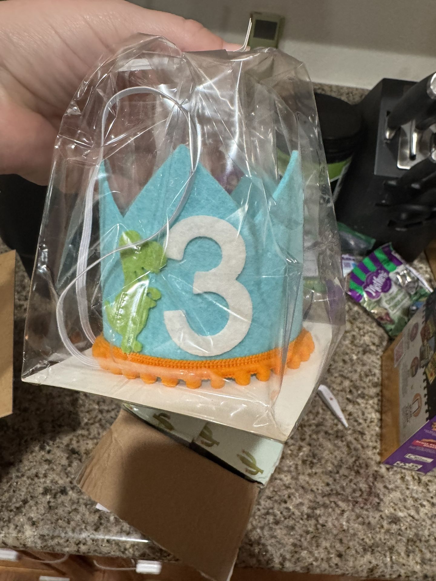 Dinosaur Birthday Crown 3