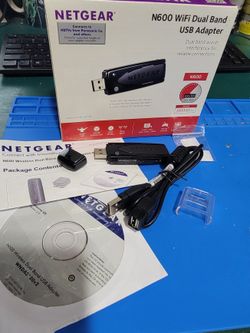 NETGEAR - N600 Wifi Dual Band USB Adapter