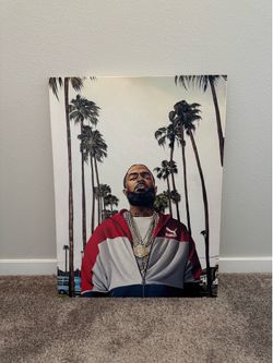 Nipsey Hussle Canvas Wall Art
