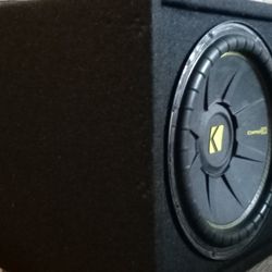 12" Kicker Comp C Subwoofer In a Porter Box