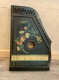 Jubeltone Konzert-Salon Harfe Vintage Autoharp Zither