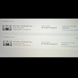 Bruno Mars Tickets 
