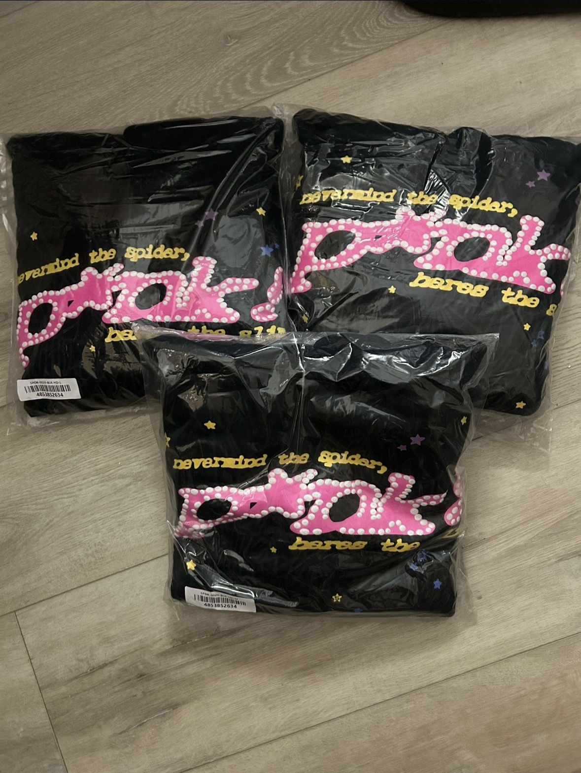 Punk Sp5der Hoodie Black