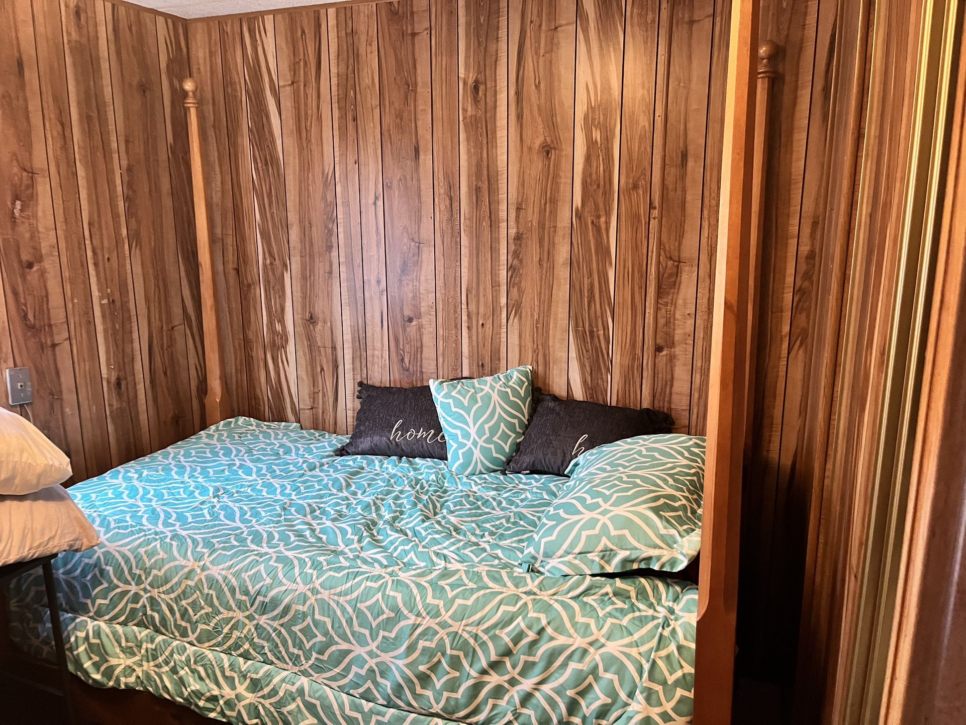 Free Single Bed And Pine Frame W/ 3” Lavender Topper