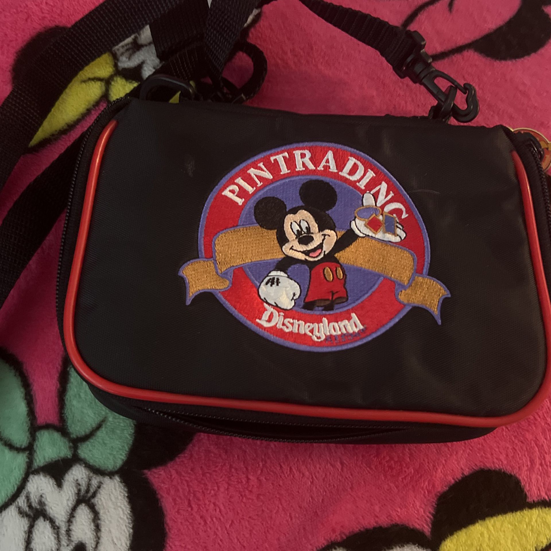 Walt Disney World 2016 Pin Trading Book Bag Small Sorcerer Mickey Mouse WDW  EUC for Sale in Las Vegas, NV - OfferUp