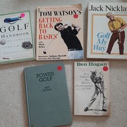 Golf Book Collection starting at $8