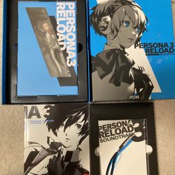 Persona 3 Reload Limited Edition Bonus Box Art Book Music Cd Aigis Figure Ps5