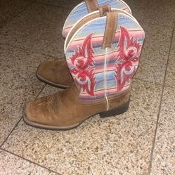 Ariat Youth Lonestar Western Boot Size 3 Ridge Tan