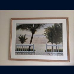 Framed Picture With Glass