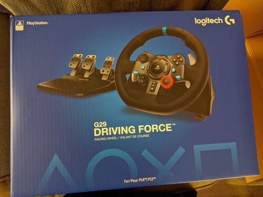 Logitech G29 racing wheel PS4 - New