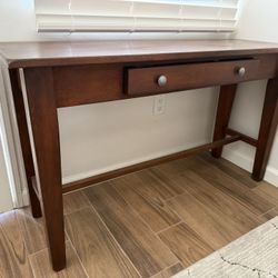 Brown Wood Entry Table 