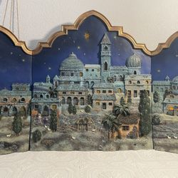 Vintage Nativity Lights 