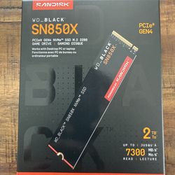 WD_BLACK SN850X 2TB NVMe SSD