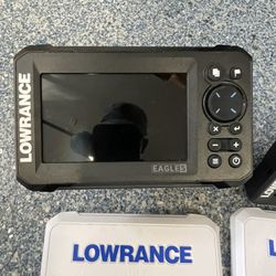 Lowrance Eagle 5 Fish Finders, Console And Bow