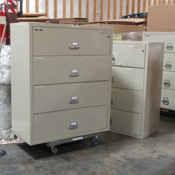 Fireking 4 Drawers Lateral File Cabinet (Fireproof)