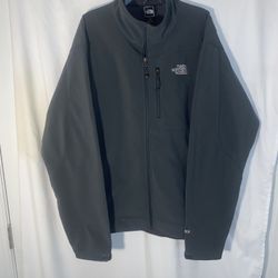 The North Face Men’s Gray Zip Up Apex Jacket. Size L