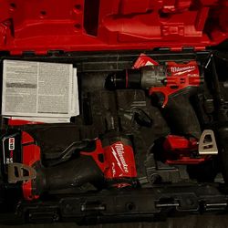 Milwaukee Fuel Hammer Drill And Impact