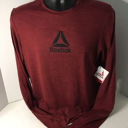 New Mens Small Reebok Athletic Longsleeve Shirt