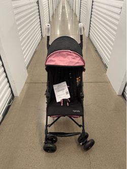 Brand New Summer Ingenuity Pink 3D Mini Stroller Convenience Stroller Lightweight Travel or Everyday