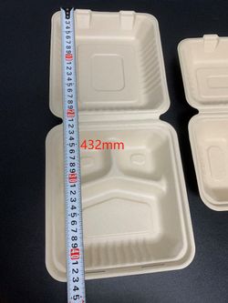 Compostable ToGo Boxes- 3 Compartment 