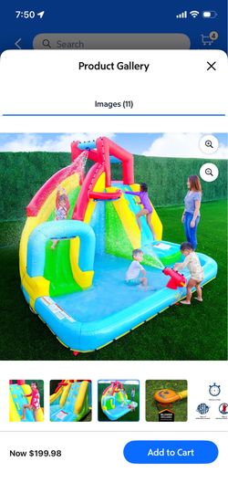 My 1st Water Slide Splash and Slide with Tunnel and Water Arch