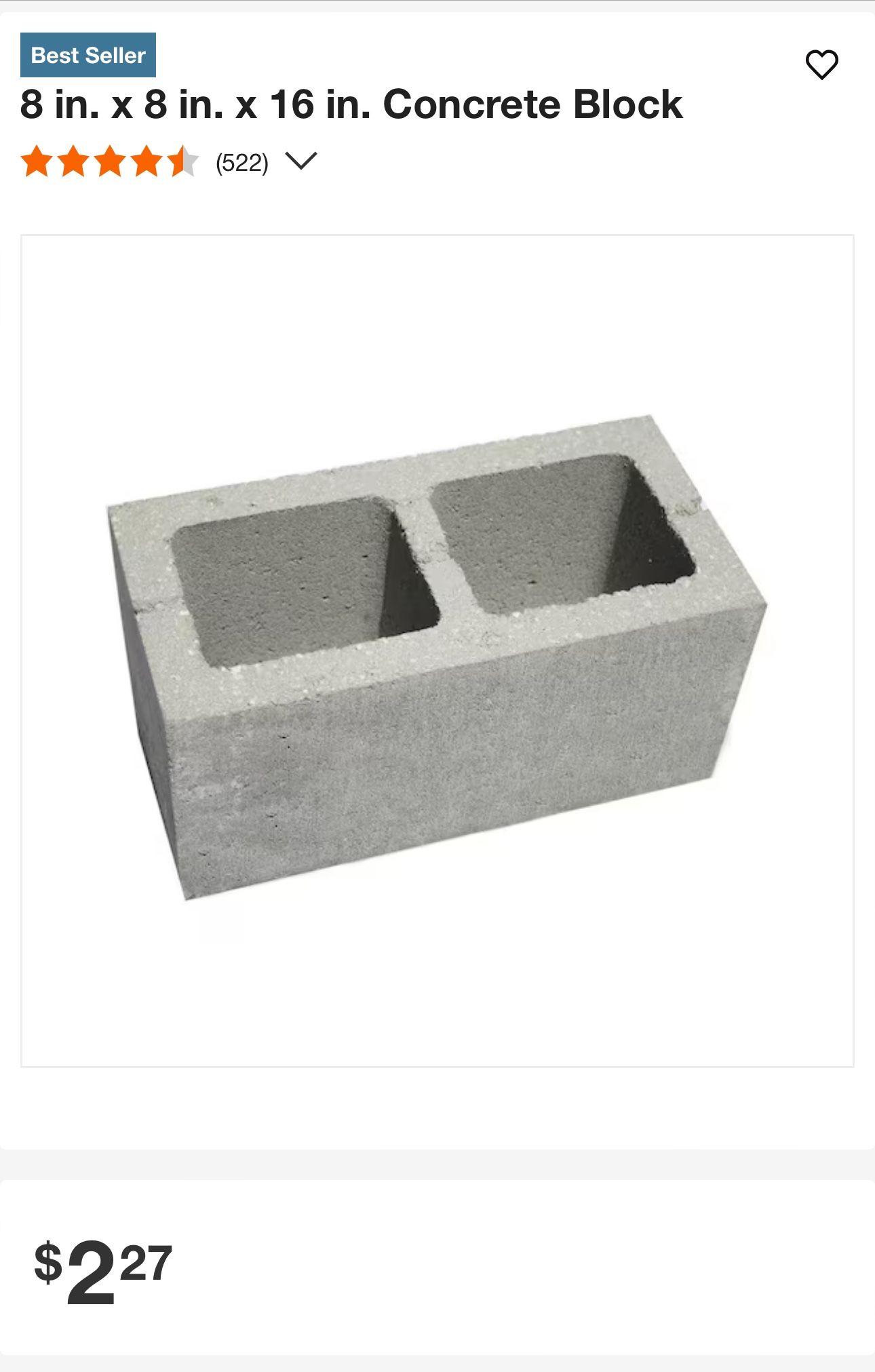 8816 Masonry Block With Pallet 190